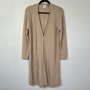 Cabi Abbey Road Duster Cardigan Medium Camel Boho Chic Winter Staple Casual Cozy